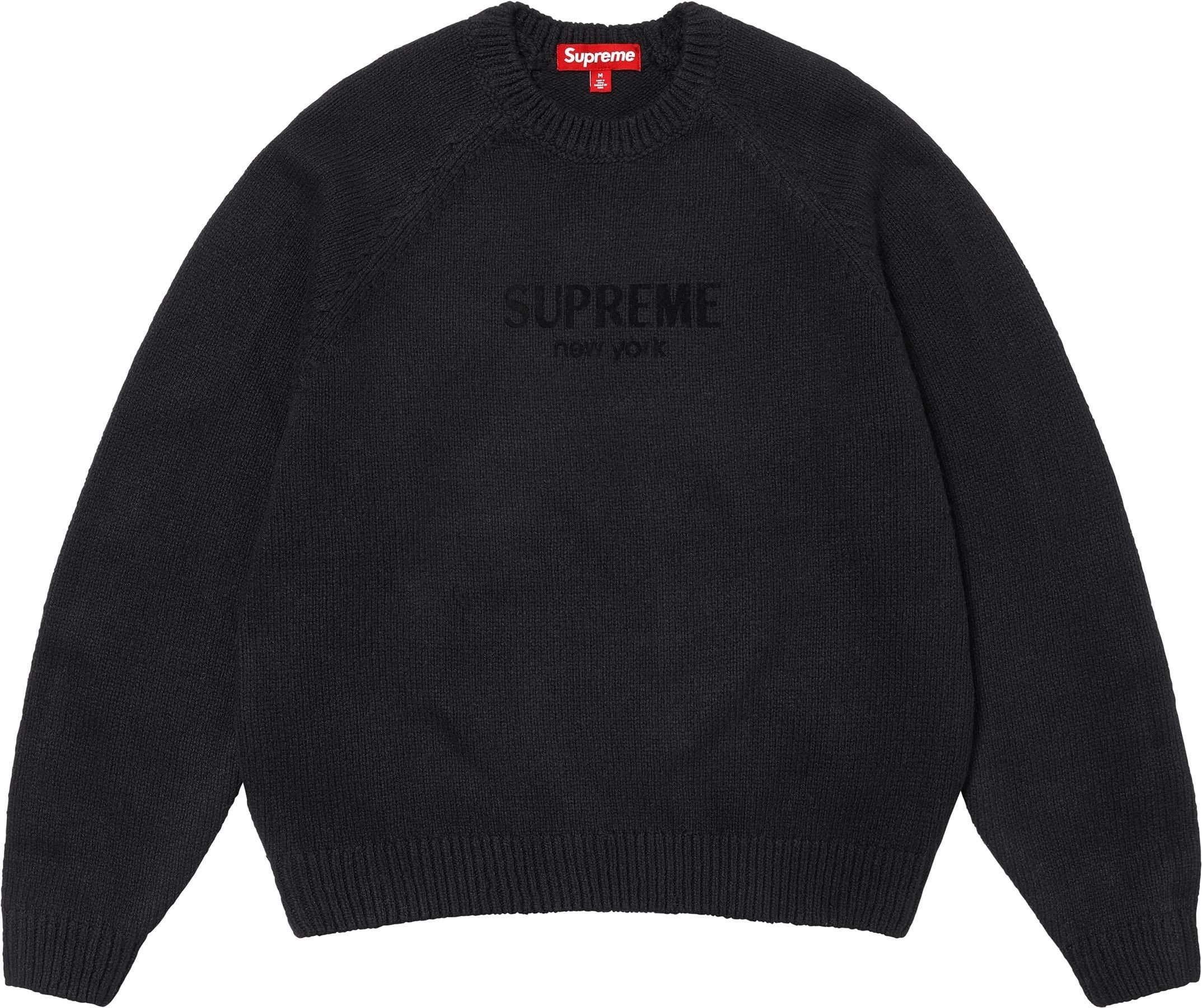 Flocked Logo Sweater view 5